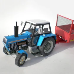 Zetor Crysta 8011 Tractor 1:32 Czech Origami Art Folding 3D Paper Model Papercraft DIY Teens Adult Handmade Craft Toys ZX-025