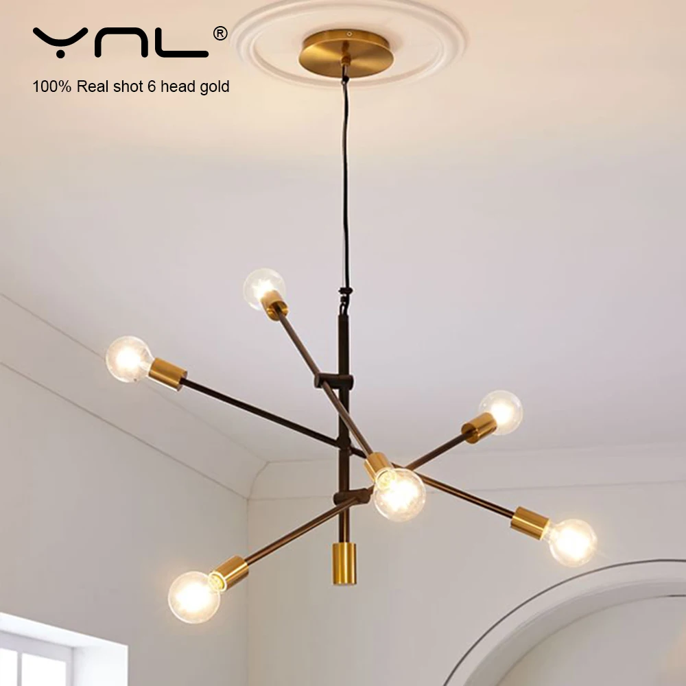 Modern Nordic Pendant Lights Living Dining Room Hanging Lamp Pole Art Decoration Indoor Lighting Design Pendant Lamp Ceiling