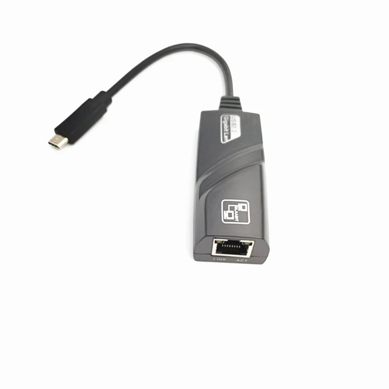 USB 3.1 إلى 10/100/1000Mbps جيجابت إيثرنت LAN شبكة محول نوع C إلى Rj45 لأجهزة الكمبيوتر المحمول دفتر ماك بوك