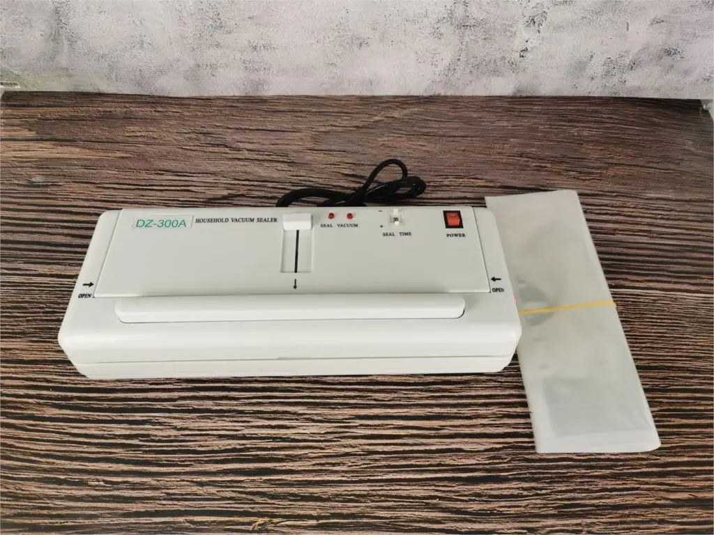 食品保存用の小型の滑らかな掃除機,多機能真空包装機,DZ-300A