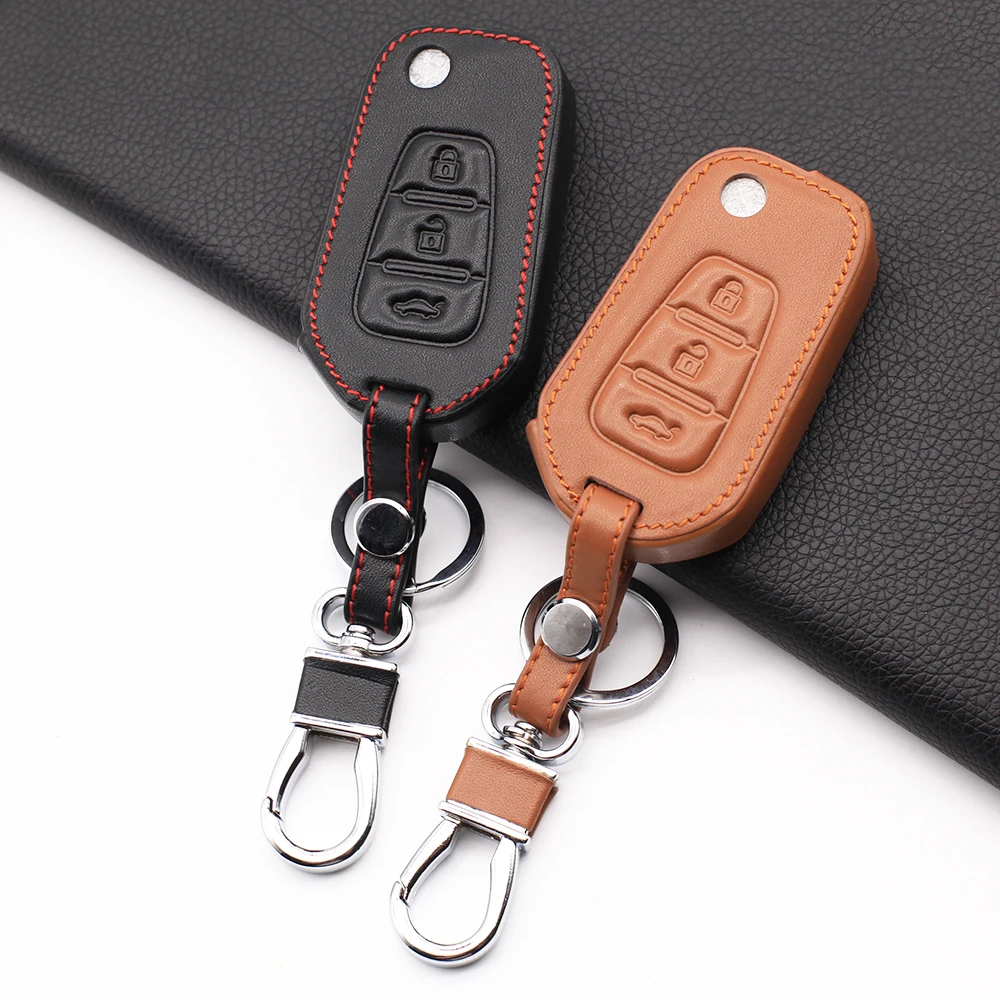 high quality Sports version leather key case cover keychain For LiFan X60 Car-covers Car Accessories