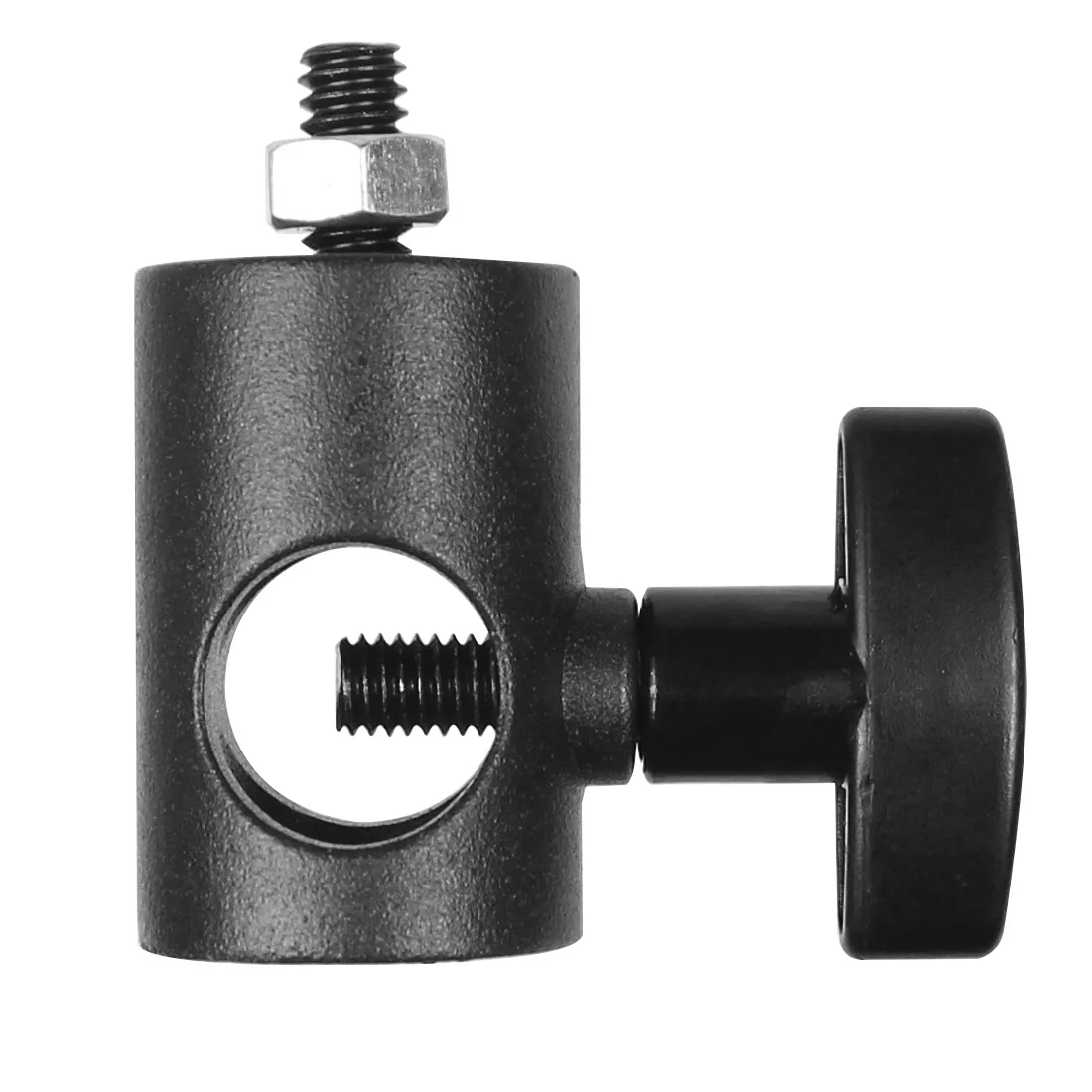 محول خيط Speedlite معدني شامل من FEICHAO ، قوس حامل خفيف مع تثبيت لولبي ، محول دوار لمراقبة ضوء LED