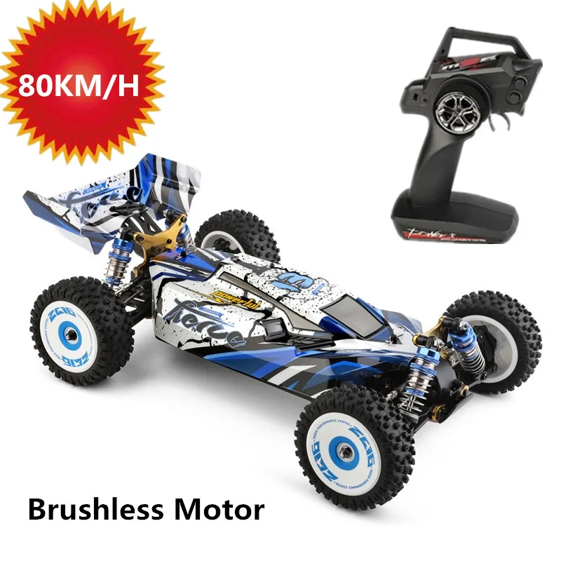 80km/h High Speed 2.4G 4WD RC Racing Car Alloy Brushless Powerful Motor RC Drift Car Shock Absorber Independet Vehical Toy Gifts