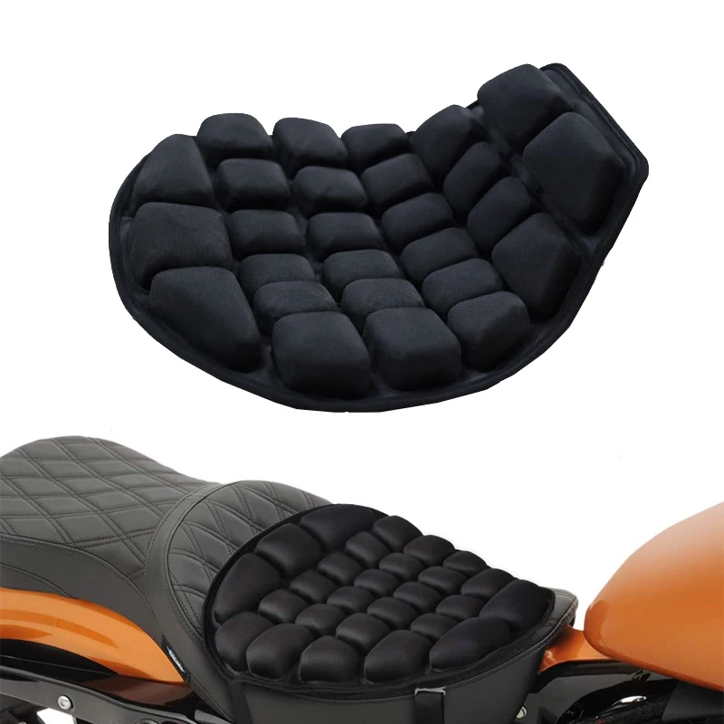 

Motorcycle Seat Cushion Pressure Release Comfortable Seat Cushion Inflatable Air Cushion Cooling Buck Seat Cushion