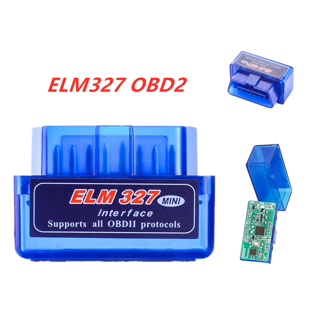 

Mini ELM327 OBD V2.1 OBD2 Bluetooth-compatible Auto Scanner OBDII Car ELM 327 Tester Diagnostic Tool for Android Windows Symbian