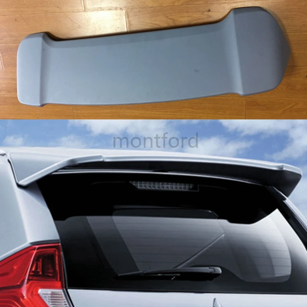 Car Styling For Mitsubishi Pajero Sport Spoiler 2016 2017 2018  ABS Plastic Unpainted Primer Rear Trunk Wing Spoiler