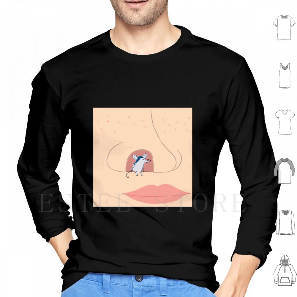 Sudaderas con capucha Topo Di Naso, Topo Naso Bocca, Labios, Cara, Ratones, Animal, Nariz, Faccia, Sardegna, Sardenia