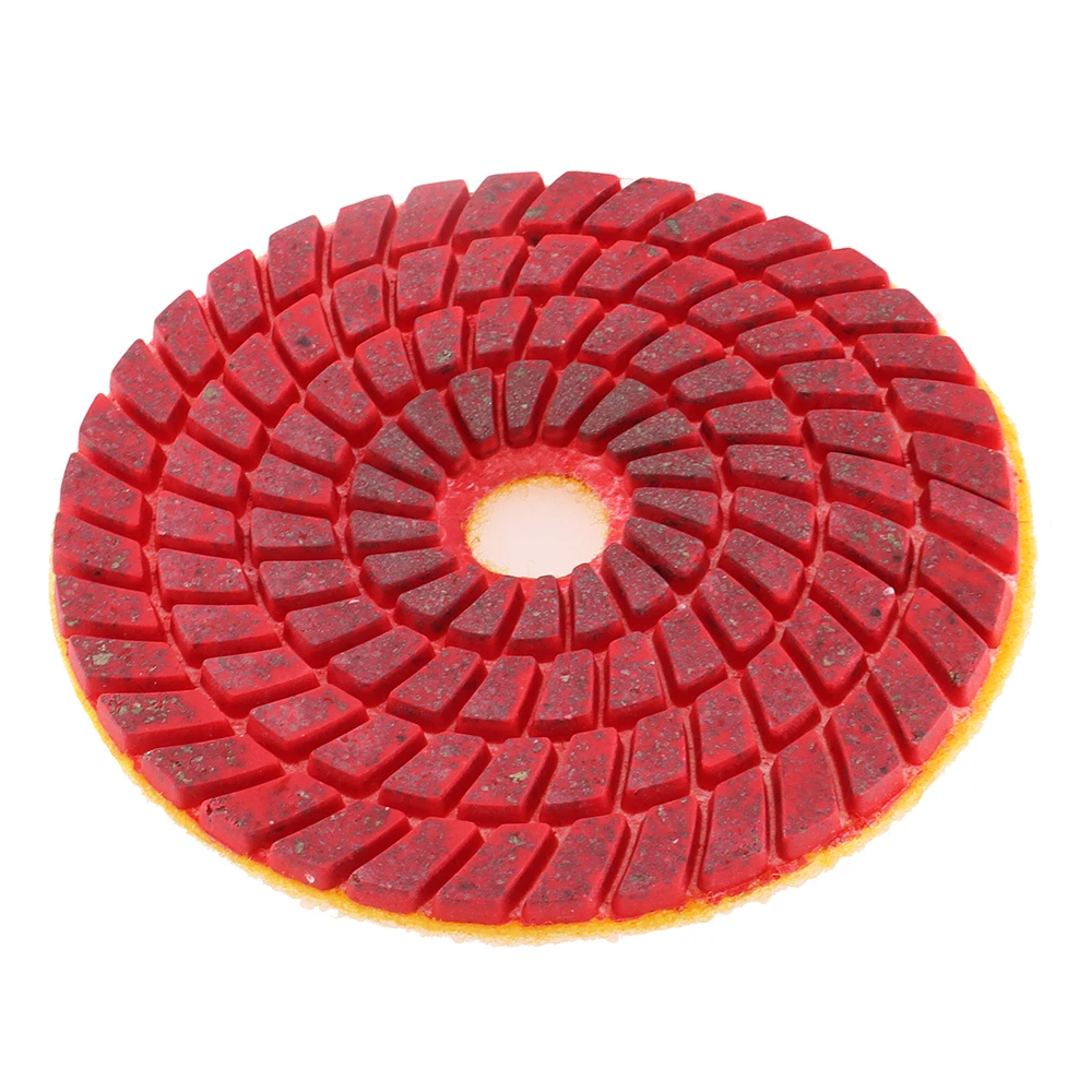 4PCS Super 4 Inch Diamond Polishing Pads Copper Bond Wet Polishing Pad For Granite Marble Concrete Floor 100mm Grinding Discs