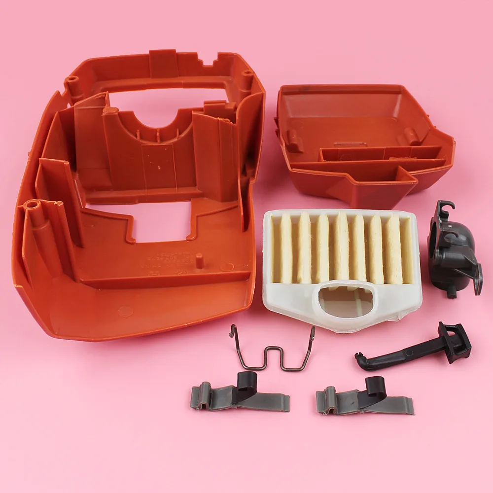 Imagem -04 - Filtro Capa Sudário para Husqvarna Intake Cotovelo Clip Holder Choke Rod Peça de Substituição Motosserra Cilindro Superior 362 365 371 372 ar