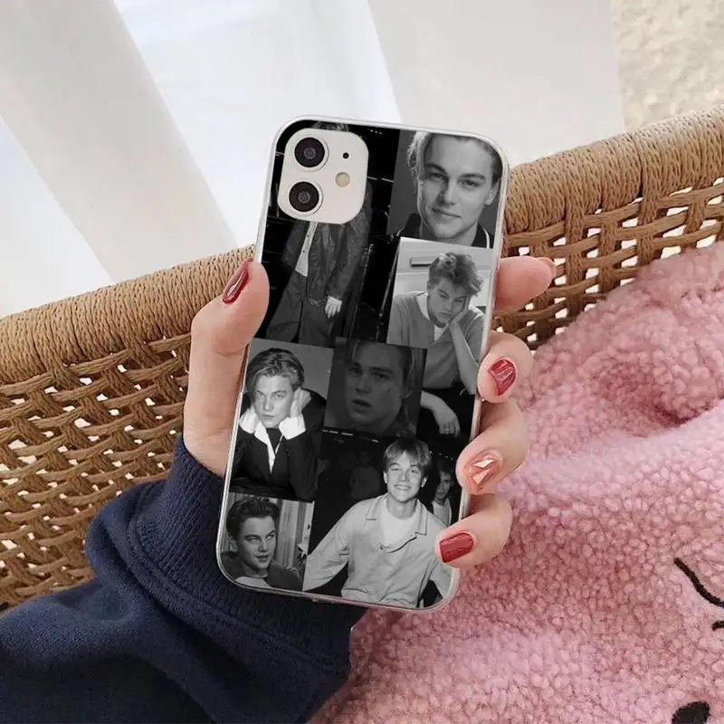 American actors Leonardo DiCaprio Phone Case for iPhone 11 12 13 mini pro XS MAX 8 7 6 6S Plus X 5S SE 2020 XR cover