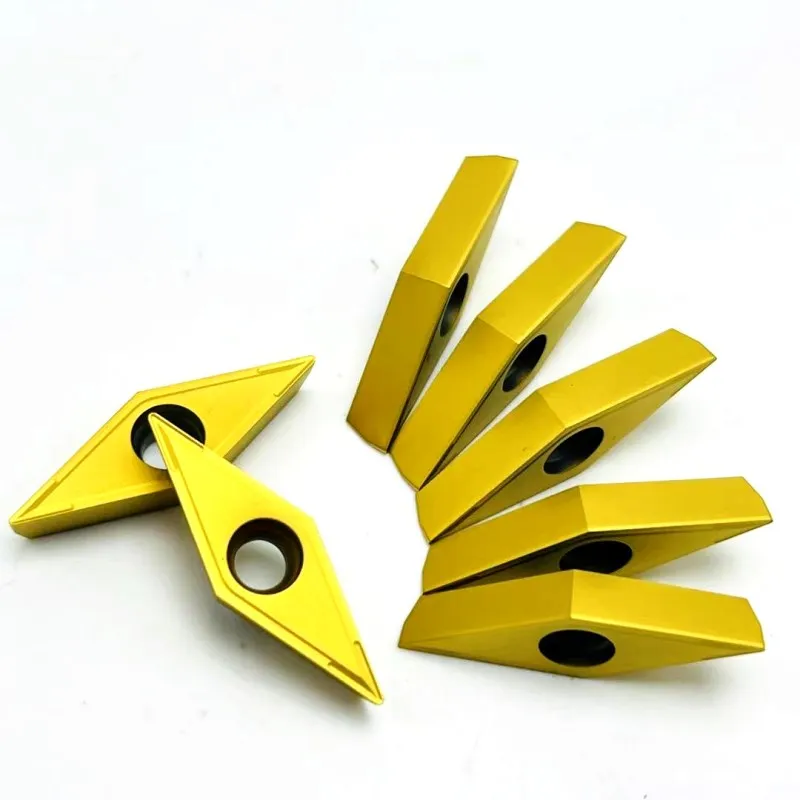 10 pz VCMT110304 UE6020 VP15TF US735 utensile da tornio in metallo duro in acciaio inossidabile CNC VCMT 110304 lama in metallo duro