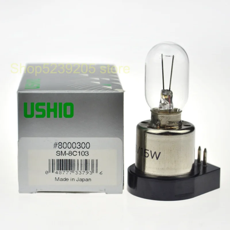 

USHIO 6V15W LS-15 Lamp SM-8C103 Olympus Microscope Light Source Bulb 6V 15W