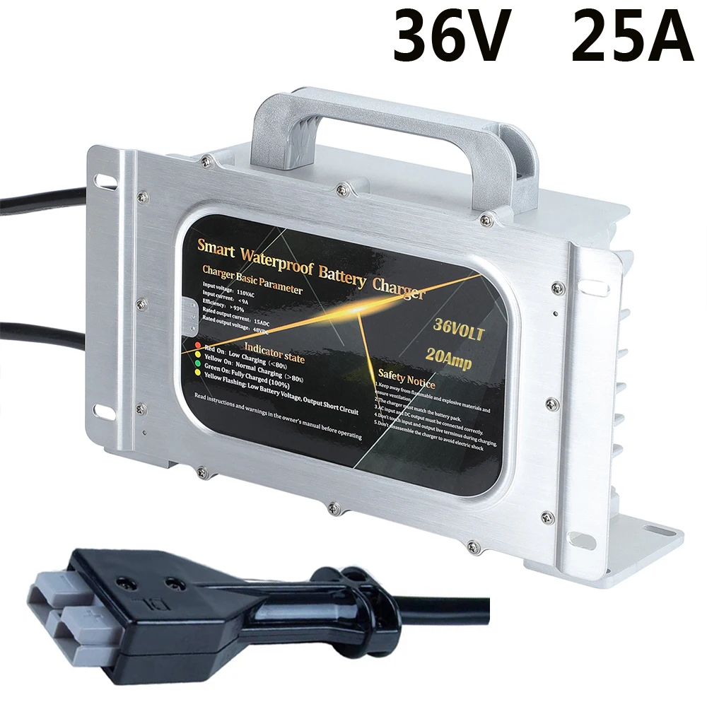 

36V 20 AMP 25A EZGO Marathon Lead Acid Battery Charger for 36 Volt Ez Go Golf Carts Ez Golf Cart Smart Charger Accessories