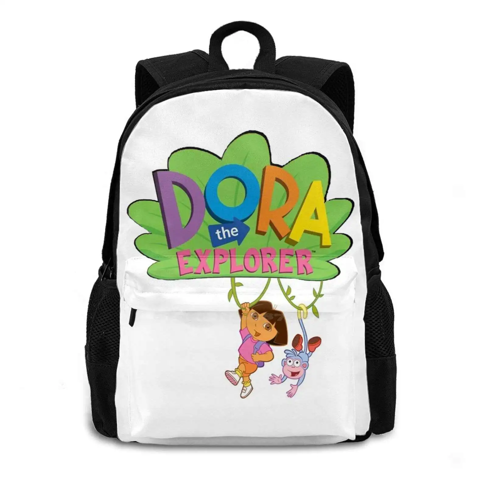 New Arrivals Unisex Bags Casual Bag Backpack Dora Cartoon Tv Show Kids Children Awesome Cool Neat Fun Boots Monkey