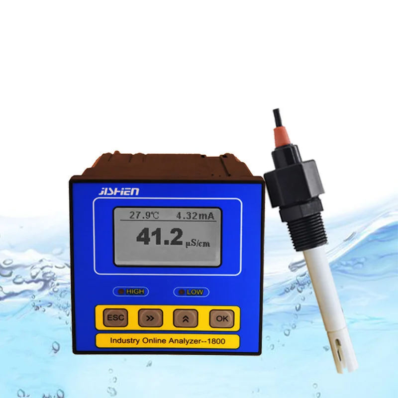 EC-1800 Conductivity Meter Large Range Conductivity Test Controller 4-20mA PH Meter TDS Meter Factory Direct RS-485 TDS Meter