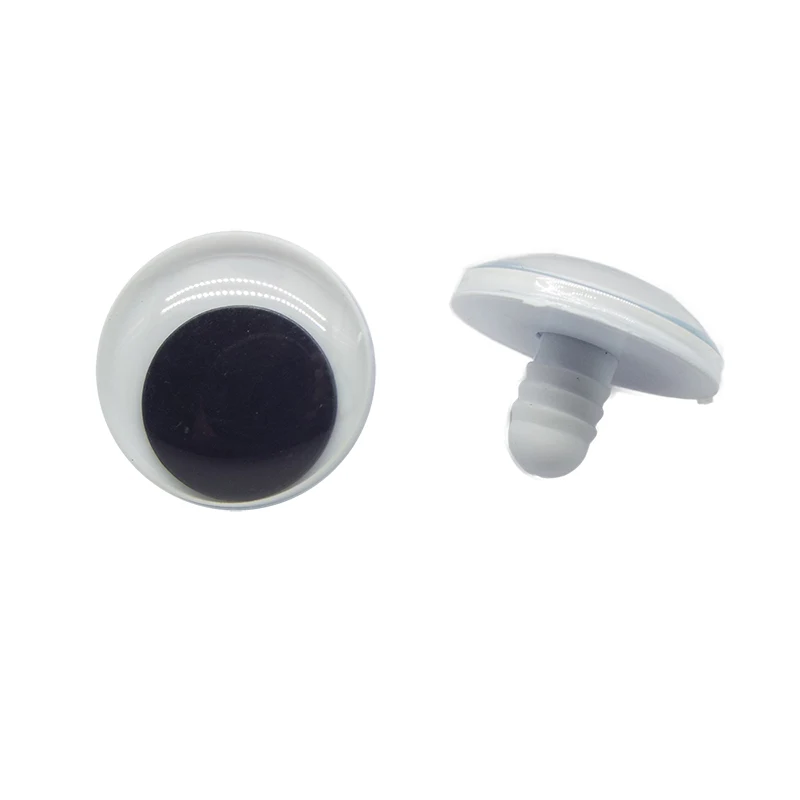 O olho das bonecas dos olhos do jiggly da segurança para brinquedos olhos do googly usado para o ofício 10mm/12mm/15mm/18mm/20mm da boneca dos acessórios vem com arruelas