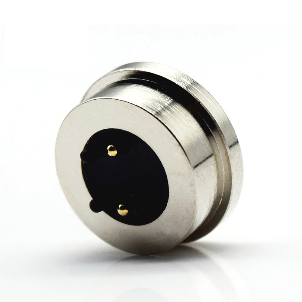 2pin circular pogo pin connector, 5V2Acharging headHigh Current Strong Magnetic LED Light Power Socket Magnetic DC  Connector