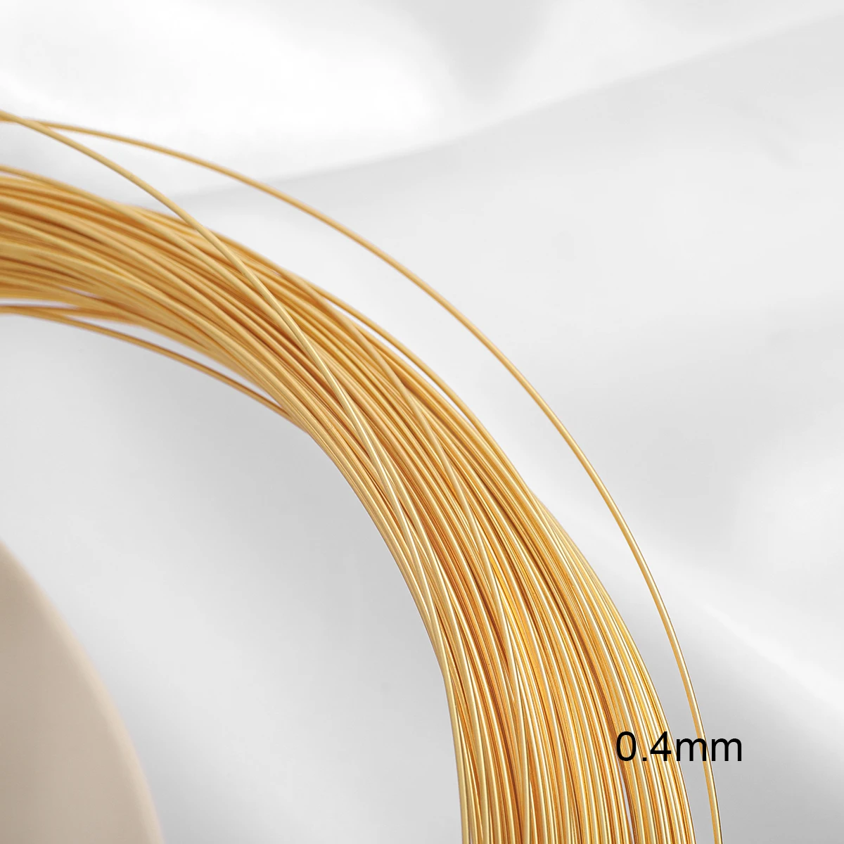 18K Gold Plated 5M Beading Wire for Jewelry Making