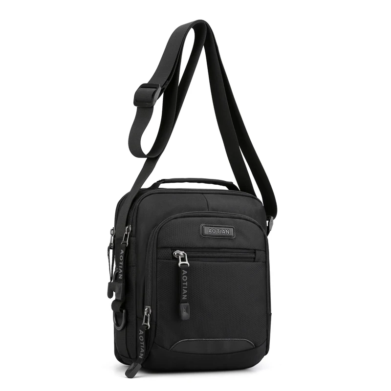 Bolsa de ombro masculina aotian, bolsa crossbody de alta qualidade em nylon para celular masculina, bolsa carteiro