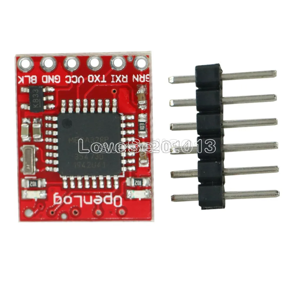 Openlog Serial Data Logger Open Source Data Recorder Module For Arduino 16mhz ATmega328 Support Micro SD 3.3V - 12V SPI Pin 64G