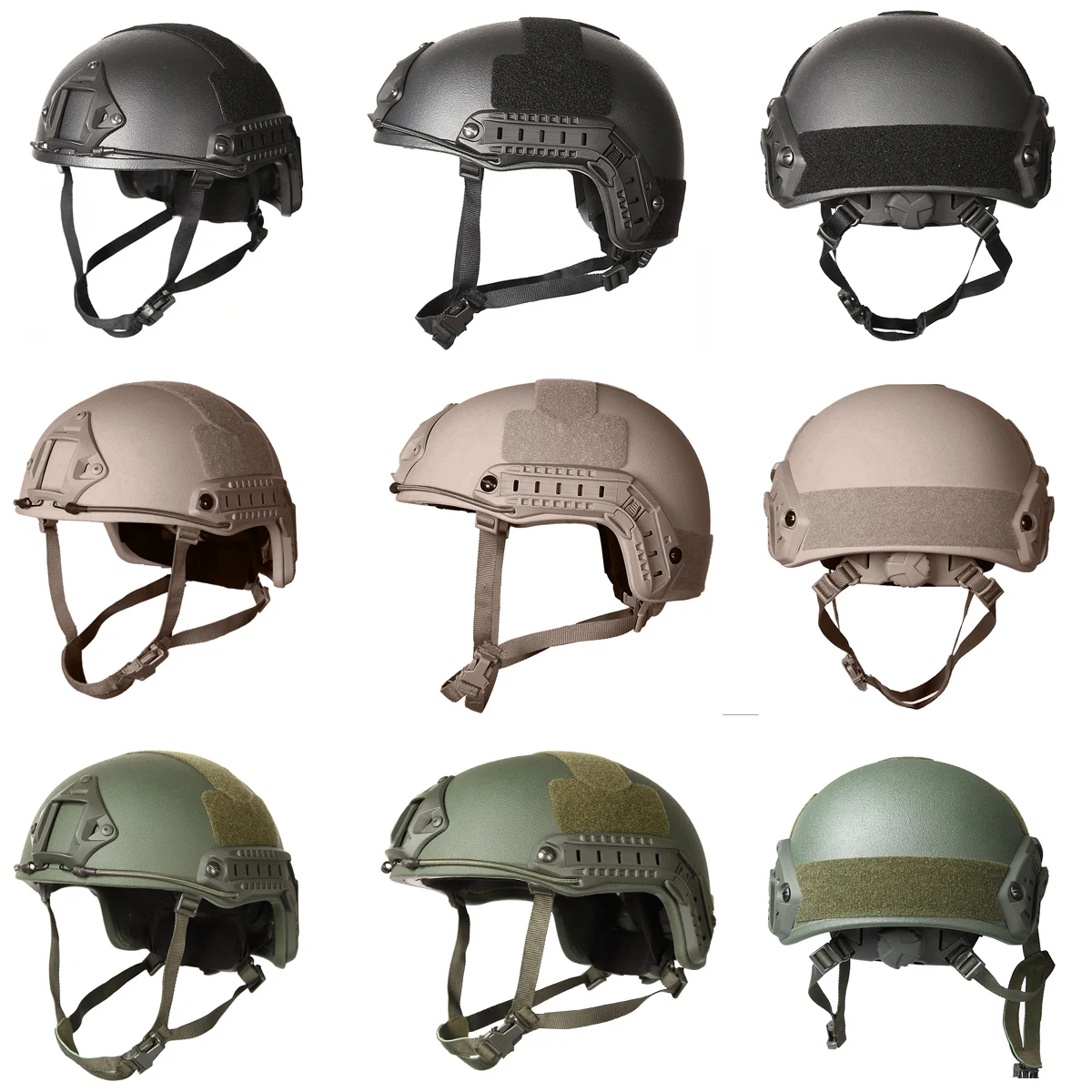 Tactical Bulletproof FAST Helmet NIJ Level IIIA UHMWPE Security Protection Self Defense Supplies Bulletproof Helmet