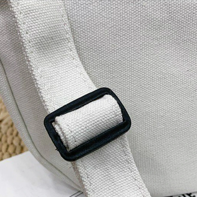 Crossbody Bags Men Solid Canvas Fashion All-match Multi-function Harajuku Casual Shoulder Bag Korean Style Simple Daily Chic Ins