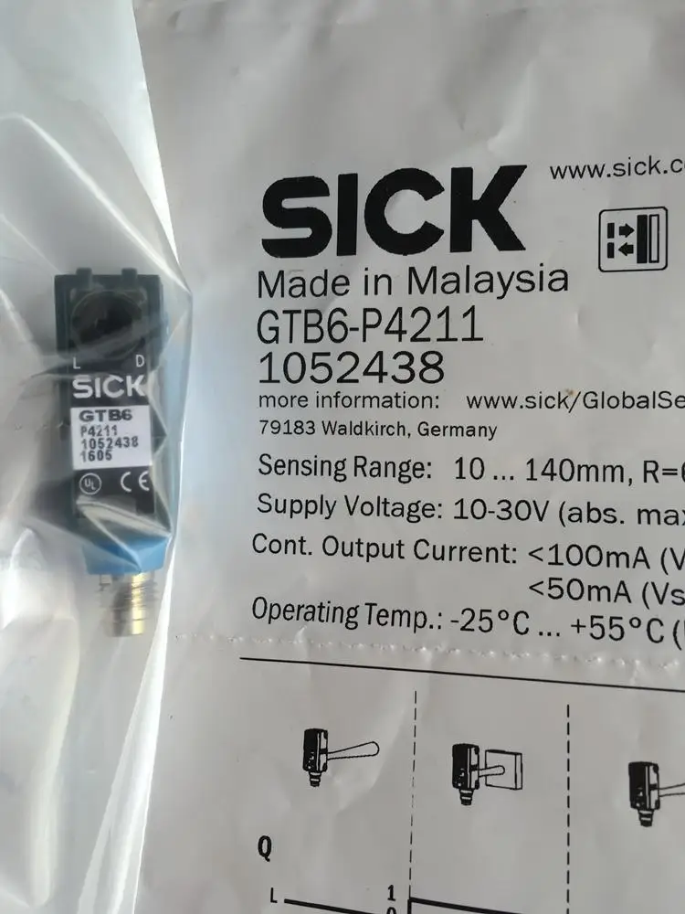 

100% New Original SICK Optoelectronics Switch GTB6-N4211 GTB6-P4211 GTB6-P4212 GTB6-N4212