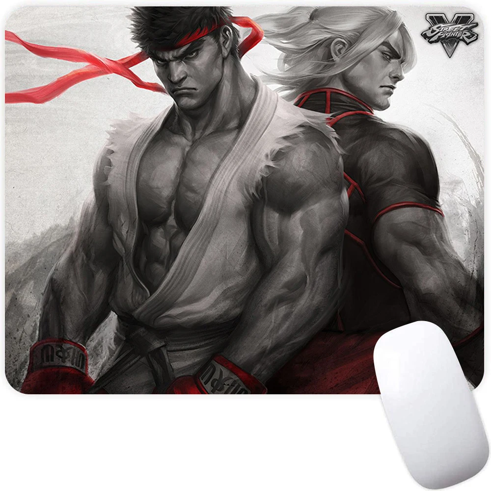 Street Fighter duża podkładka pod mysz do gier komputerowa podkładka pod mysz PC podkładka pod mysz dla graczy myszka do laptopa dywan podkładka pod