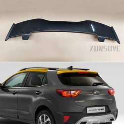 For KIA Stonic 2017-2021 Spoiler ABS Plastic Hatchback Roof Rear Wing Body Kit Accessories