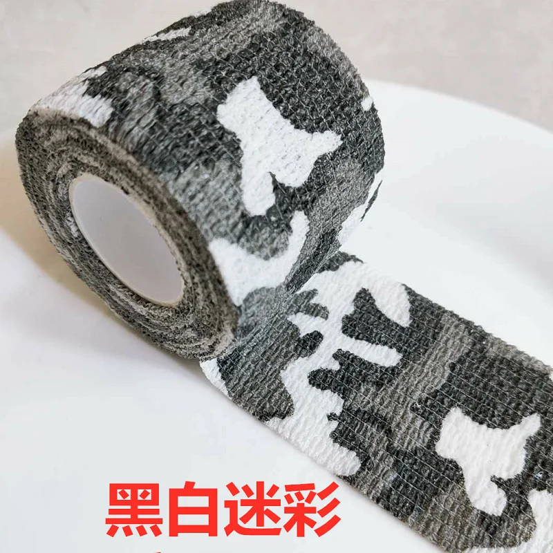 4.5m Hunt Disguise Elastoplast Camouflage Elastic Wrap Tape Self Adhesive Sports Protector Ankle Knee Finger Arm Bandage