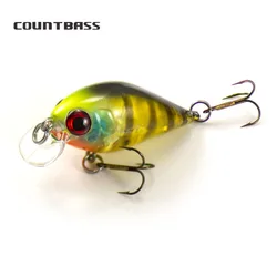 COUNTBASS-señuelo de pesca de cuerpo duro para buceo, señuelo de 36mm, 4g, profundidad de buceo, 0,4-1,2 m, Wobblers Crankbait, cebo duro para agua dulce