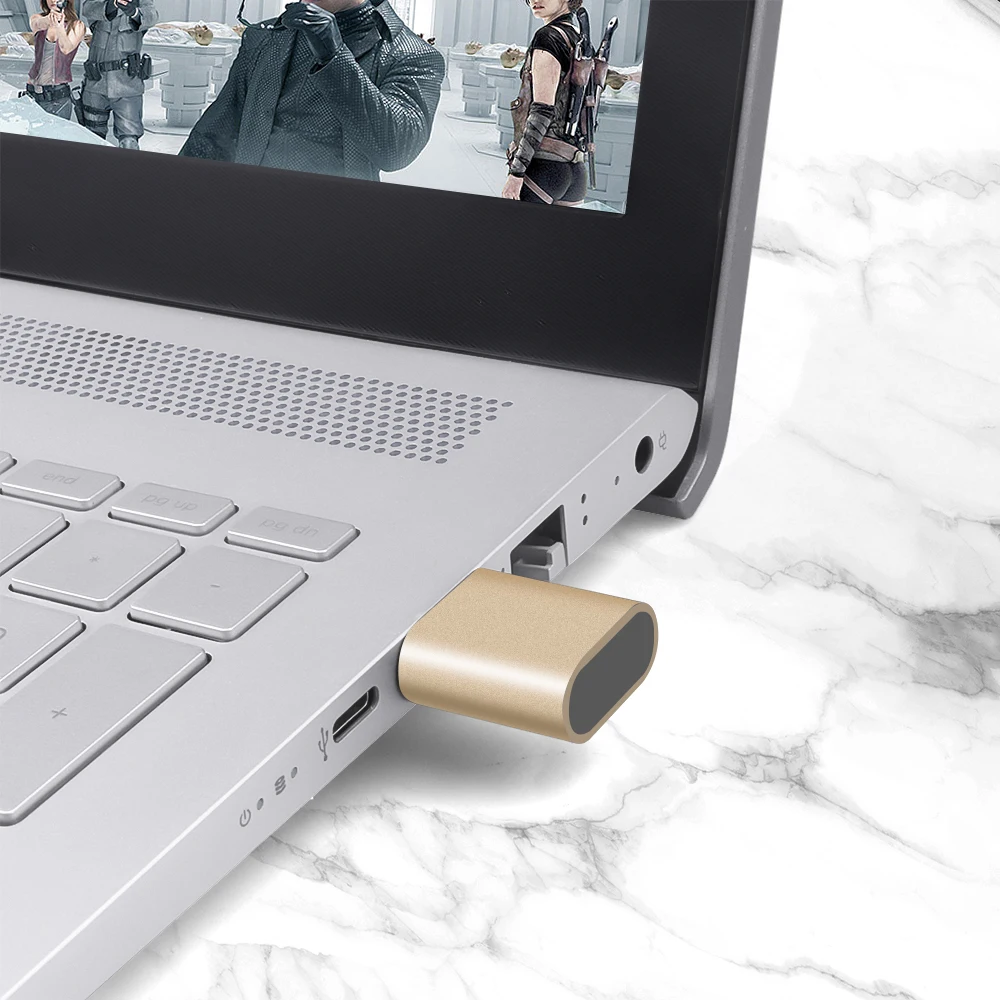 KEBIDU, 10 Uds., enchufe simulado DDC EDID, adaptador VGA, adaptador de pantalla Virtual, compatible con HDMI, emulador de pantalla fantasma sin cabeza, tarjeta de vídeo