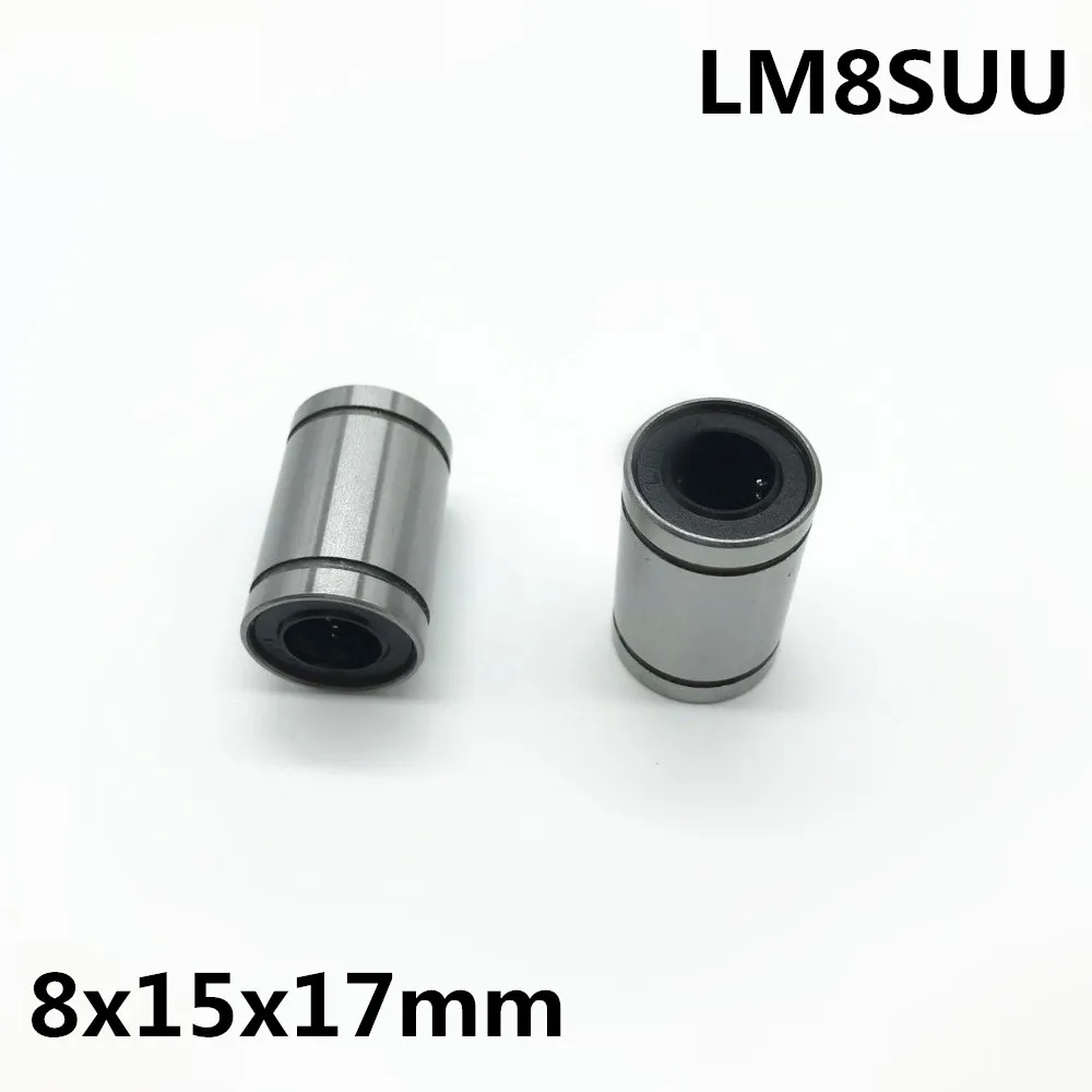 5pcs 3D Printer Parts LM8SUU 8mmx15mmx17mm linear ball bearing bush bushing for 3D Printer Kit