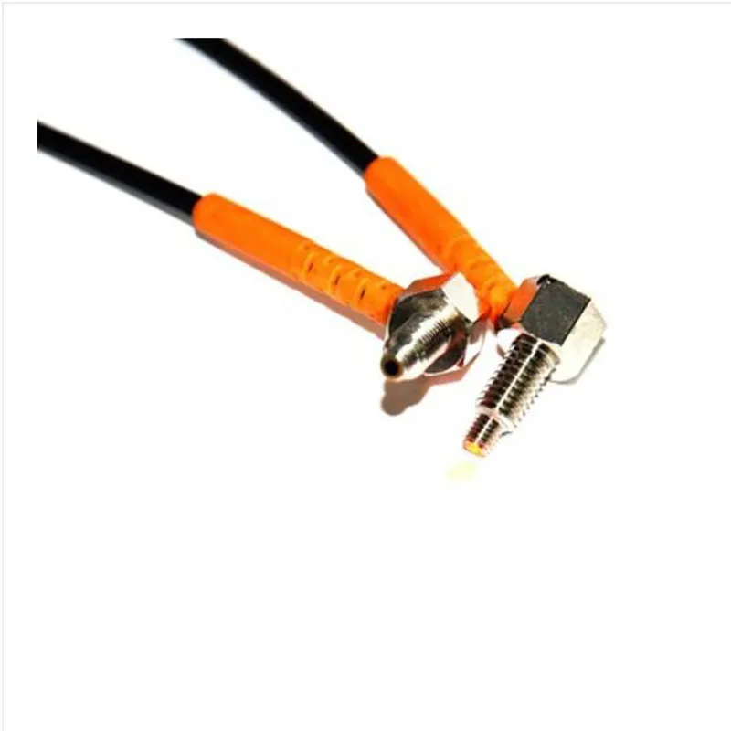 On-beam fiber optic sensor elbow right angle 90 degree fiber optic line diffuse reflection fiber amplifier infrared sensor probe