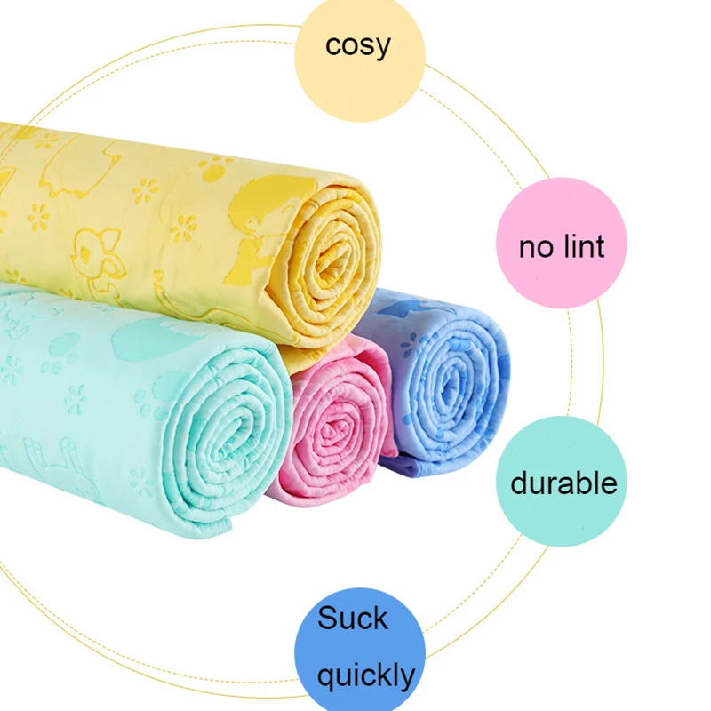 Dédelget Bani towels Szintetikus Őzbőr Erős elnyelő vize Tiszta Törölköző Lágy lint-free quick-drying Bani Törölköző vel tárolására Veder