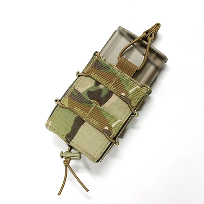 Outdoor Quick Molle Tasche mit Gummikordel Single Mag Pouch 762 556 9 #