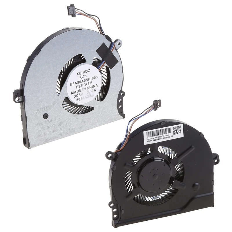 Ventilador de refrigeración de Metal para ordenador portátil HP Pavilion, Enfriador de CPU de TPN-Q191 927918, 15-CC, 15-CC708tx, 15-CC715TX, 15-CC710TX