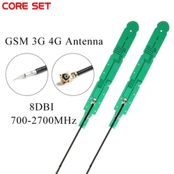 5pcs 8dbi Ipex Connector Dual Band Antenna With 12cm Cable Laptop Internal Wifi Aerial GSM 3G 4G Built-in Antenna