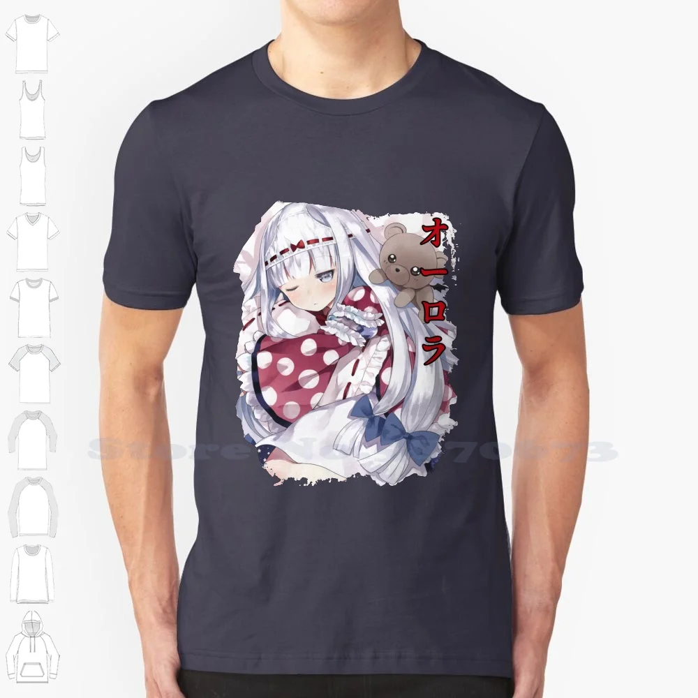 Aurora-Maoujou De Oyasumi 100% Cotton T-Shirt Aurora Suya Rhys Kaymin Sleepy In The Demon Castle Maoujou De Oyasumi