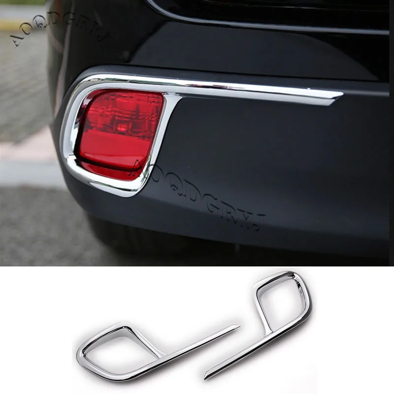 

For Toyota Highlander 2015-2018 ABS Chrome Rear Fog Light decorative frame Moulding Cover Trim Car Styling Accessorie