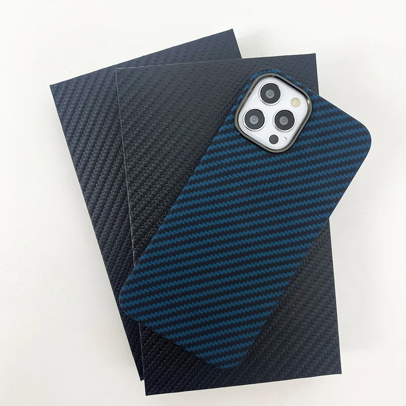 ACC-Pure carbon fiber case for iPhone 12 promax, ultra-thin case for iPhone 13 Pro aramid fiber case