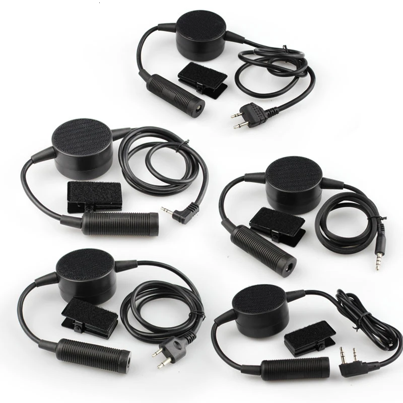 Mini Phone/TCI/ U94 Tactical PTT KENWOOD/Motorolar Single-Way/Midland/ICOM For RAC /TMC /COMTAC/MSA/EARMOR/TCA/TRI Headset