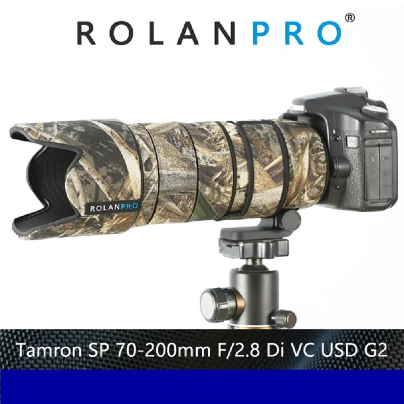 

ROLANPRO Lens Coat for Tamron SP 70-200mm F/2.8 DI VC USD G2（A025) Camouflage Lens Protective Sleeve Lens Cover Guns Case