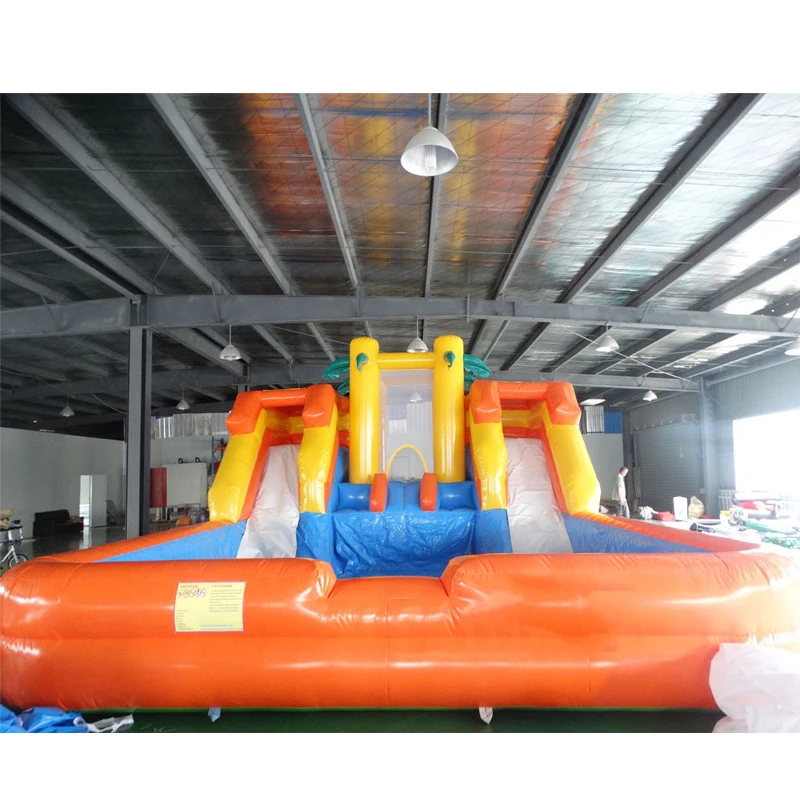 Scivolo Gonfiabile Con Piscina Combo Scivolo Gonfiabile Piscina Rimbalzante Per Bambini Scivolo Gonfiabile Con Piscina