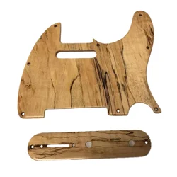 Telecaster Guitar Pickguard hand made Spalted maple Tele Pickguard Set