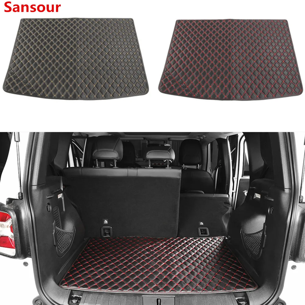 

Sansour Car Cargo Liner Floor Mats Carpets Rear Trunk Mats Pads for Jeep Renegade 2015+ Interior Accessories Car Styling