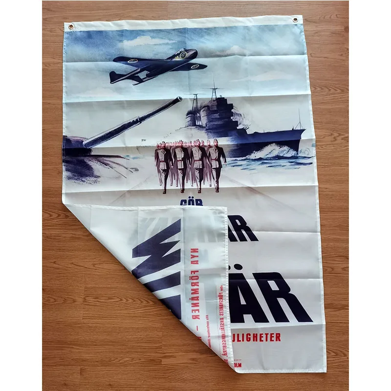 Gor Karriar som Militar Poster Flag 3ft*5ft (90*150cm) Size Christmas Decorations for Home Flag Banner Indoor Outdoor Decor P6