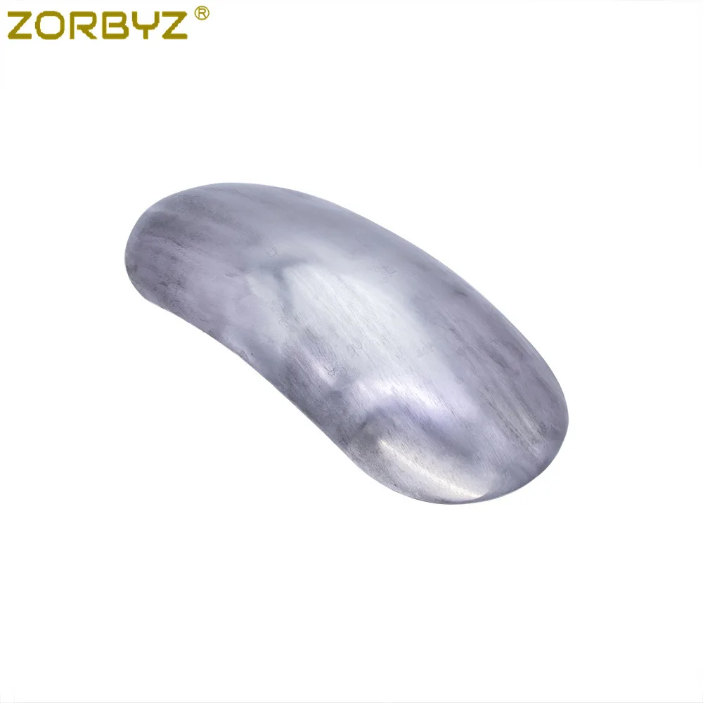 ZORBYZ Motorcycle Metal Unpainted Silver Short Front Fender Mudguards Guard Cover For Harley Cafer Racer Bobber Custom