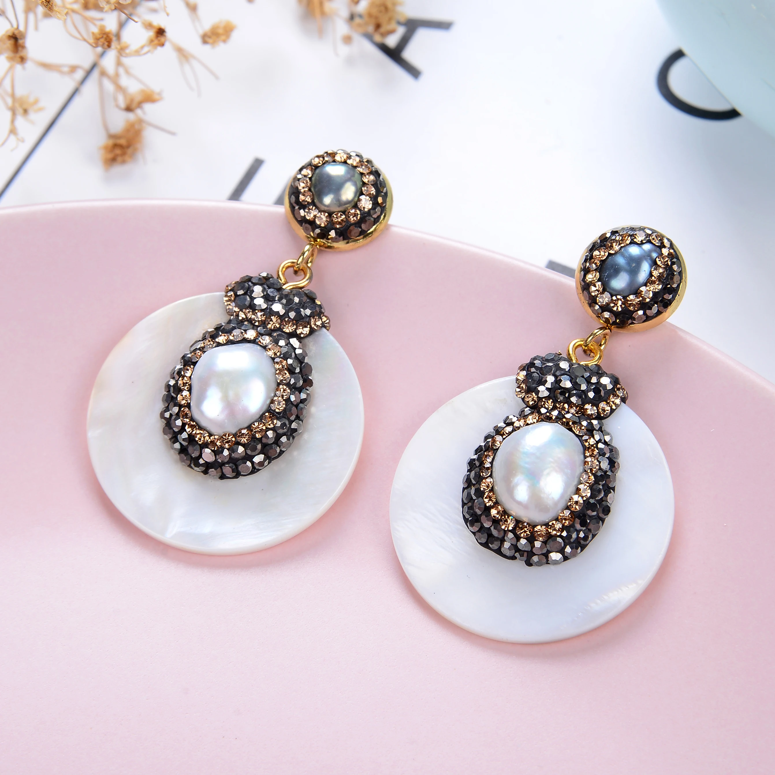 2020 Trendy Elegant Freshwater Pearl Earrings For Women Handmade Unusual Earrings 11 Style Irregular Natural Pearl Jewelry