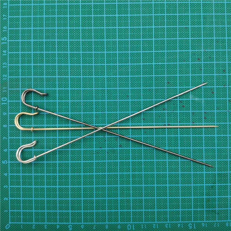 10pcs 16.5cm Large Straight Pins Handmade Pin Brooch  DIY Safety Pins